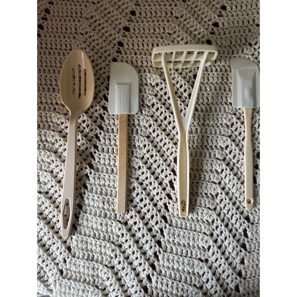 Vintage Kitchen‎ Utensil Set Rubbermaid Foley Taylor Made Spatula Masher Spoon
